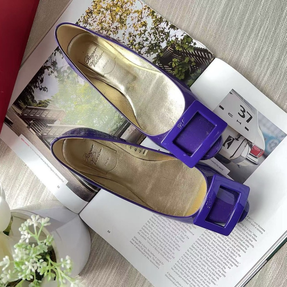 Roger Vivier Purple Women's Flats